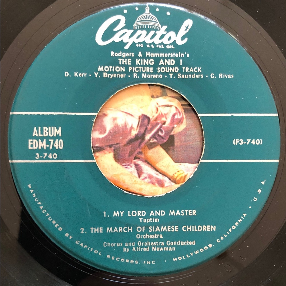 The King and I Soundtrack Vinyl Vinyl 45 4x Record Set '56 - Picture 7 of 16